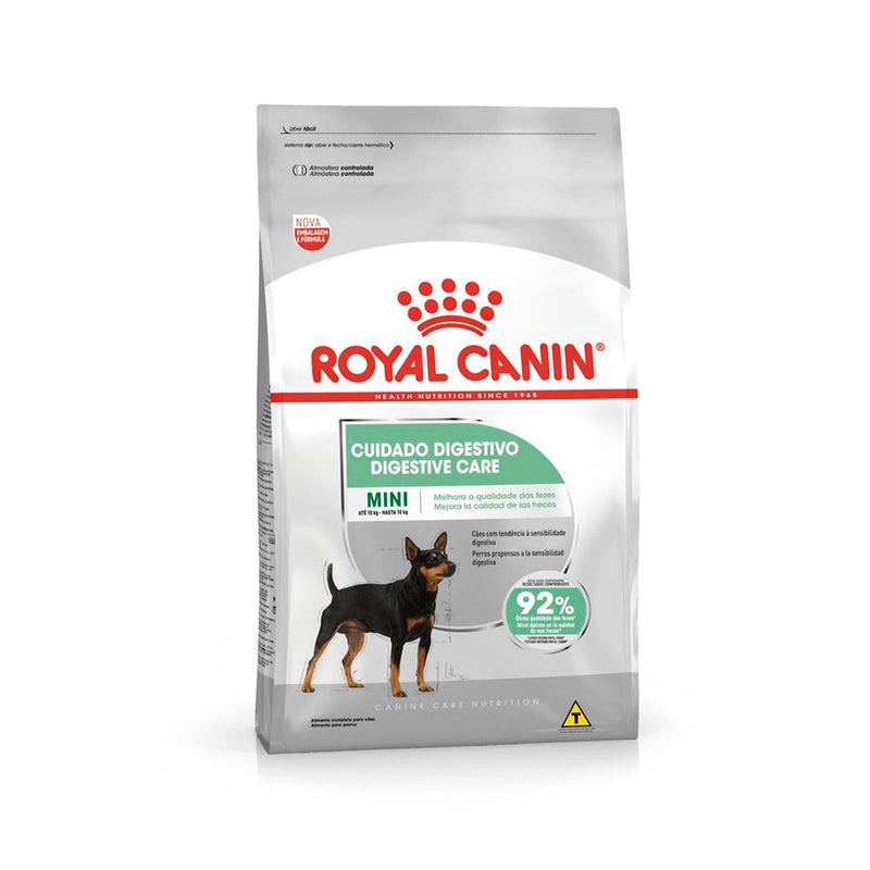 Ração Royal Canin Mini Cuidado Digestivo para Cães Adultos de Porte Pequeno a Partir de 10 Meses de Idade