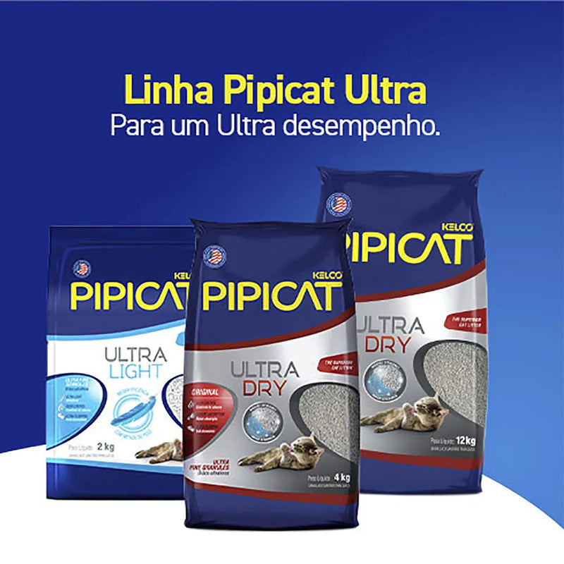 Areia Pipicat Ultra Dry para Gatos