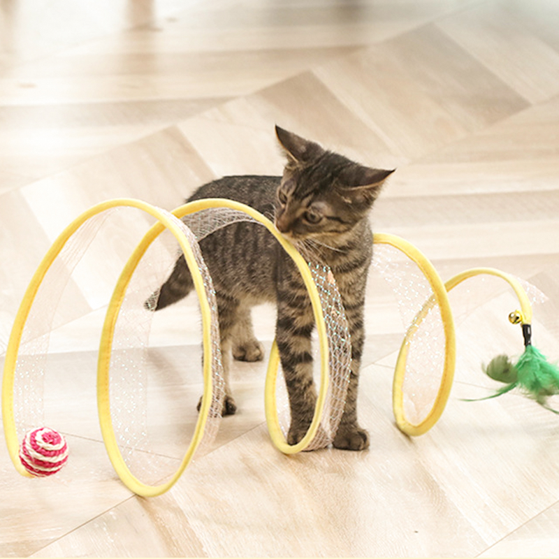 Tunicat - Brinquedo Minhoca Espiral para Gatos