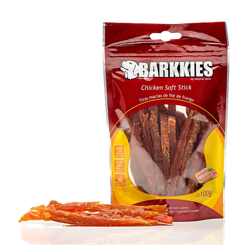 Snack Barkkies Soft Sticks para Cães 100g