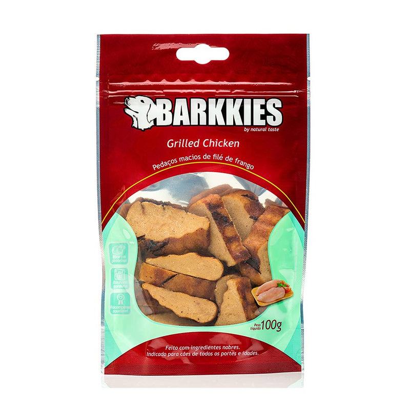 Snack Barkkies Grilled Chicken para Cães 100g