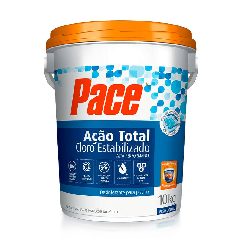 Cloro HTH Pace Ação Total para Piscinas 10kg