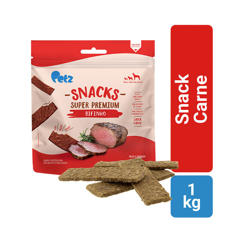 Snack Petz Bifinho Carne para Cães Adultos