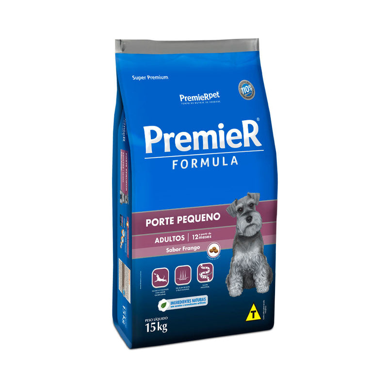 Ração Premier Fórmula para Cães Adultos de Raças Pequenas Sabor Frango