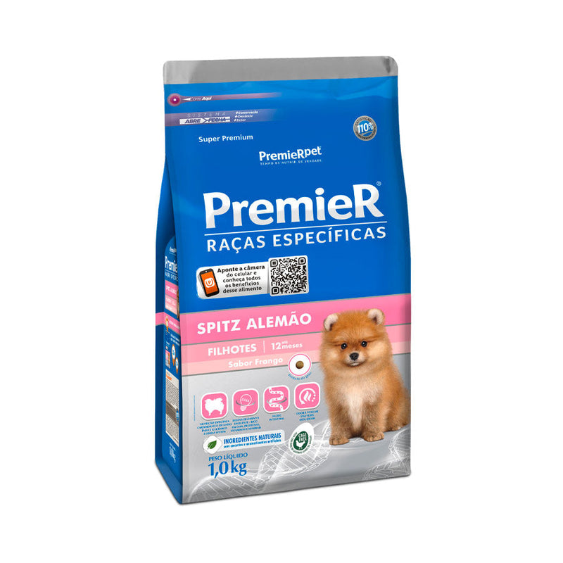 Ração Premier Raças Específicas Spitz para Cães Filhotes 2.5 Kg