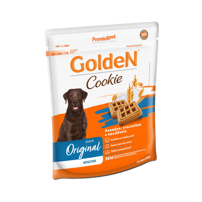 Biscoito Golden Cookie para Cães Adultos Sabor Original 350g