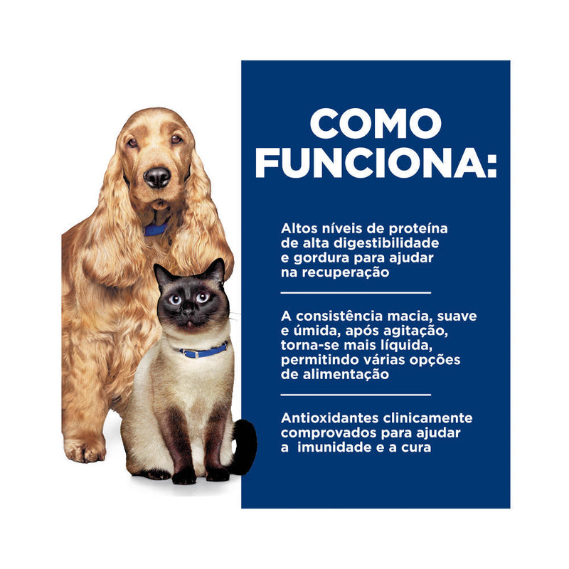 Ração Úmida Hills Prescription Diet A/D Cuidados Críticos para Cães e Gatos - 156g