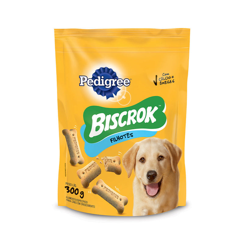 Biscoito Pedigree Biscrok Junior para Cães Filhotes - 300g