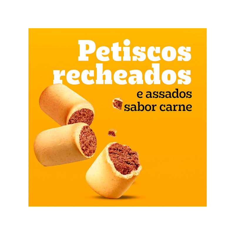 Biscoito Pedigree Biscrok Marrobone para Cães Adultos Sabor Carne