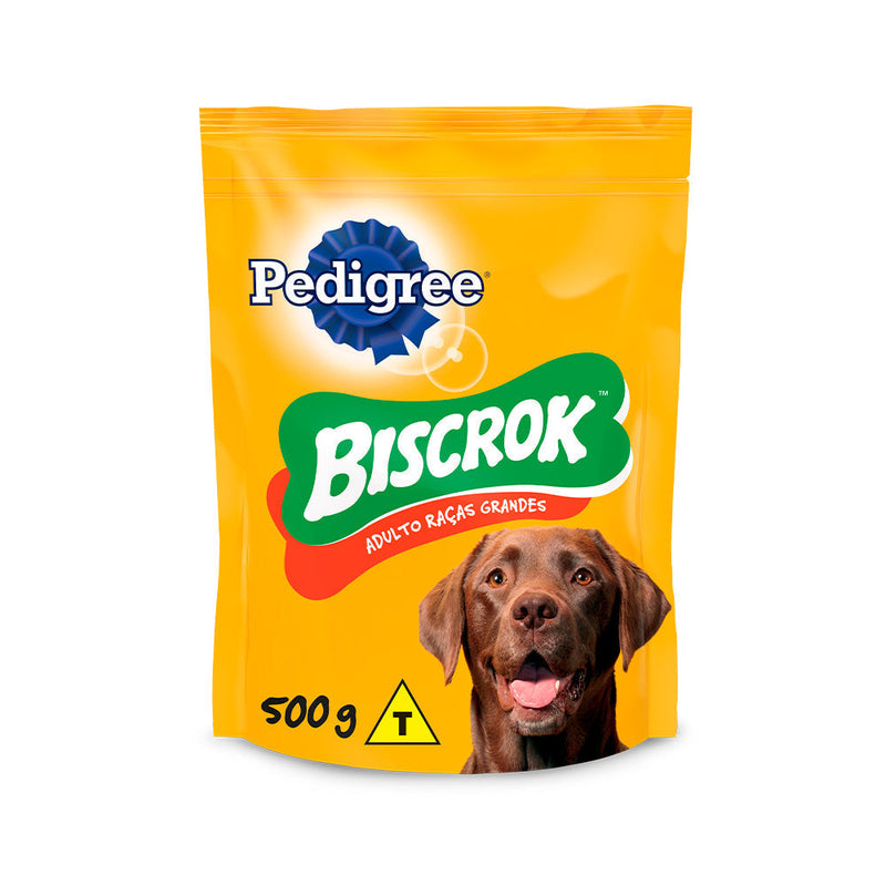 Biscoito Pedigree Biscrok Maxi para Cães Adultos de Raças Grandes