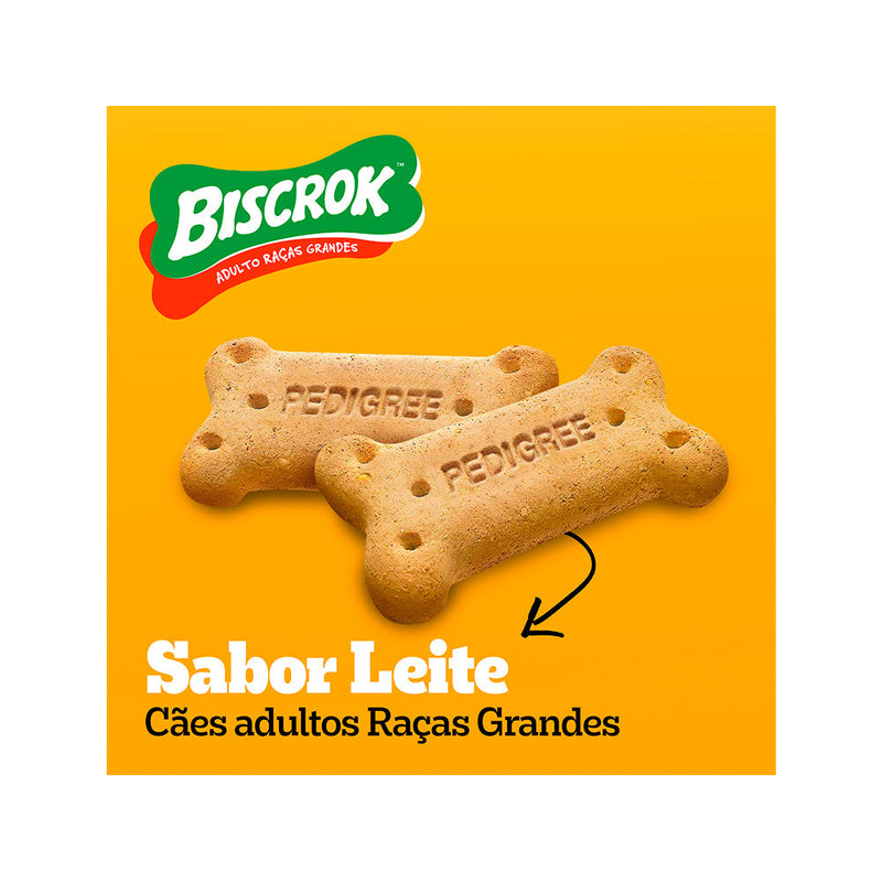 Biscoito Pedigree Biscrok Maxi para Cães Adultos de Raças Grandes