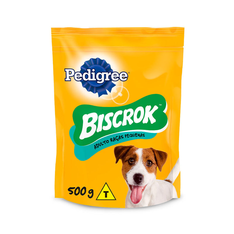 Biscoito Pedigree Biscrok Mini para Cães Adultos de Raças Pequenas