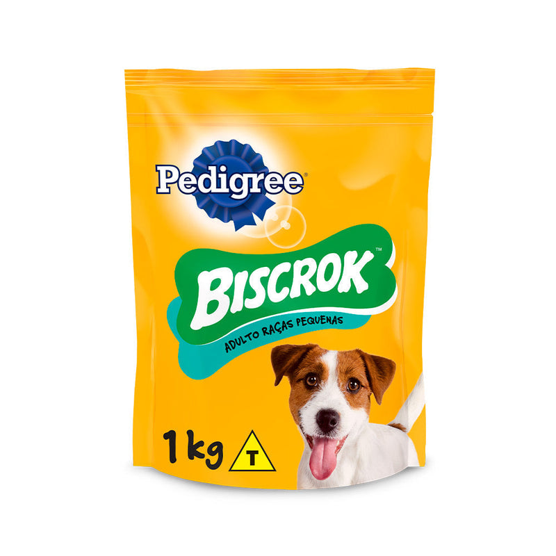 Biscoito Pedigree Biscrok Mini para Cães Adultos de Raças Pequenas