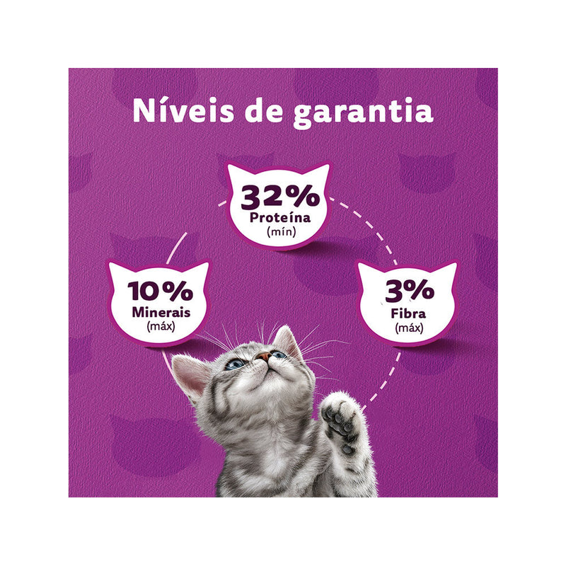 Ração Whiskas para Gatos Filhotes Sabor Carne e Leite