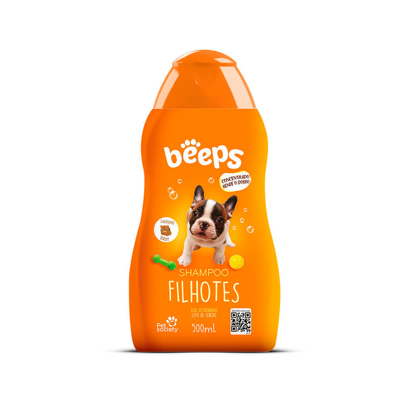 Shampoo Beeps Filhotes para Cães e Gatos 500ml