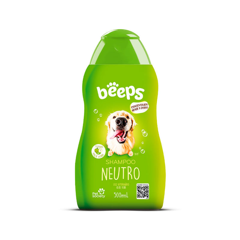 Shampoo Beeps Neutro para Cães e Gatos 500ml