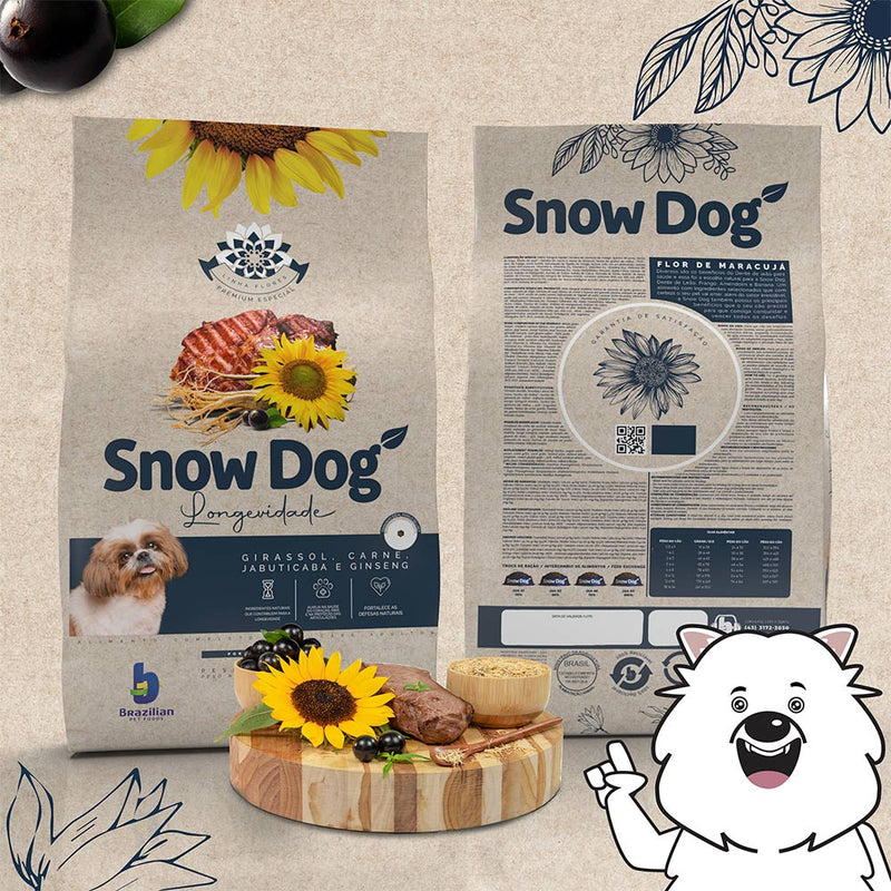 Ração Snow Dog Flores Longevidade para Cães Adultos de Porte Pequeno