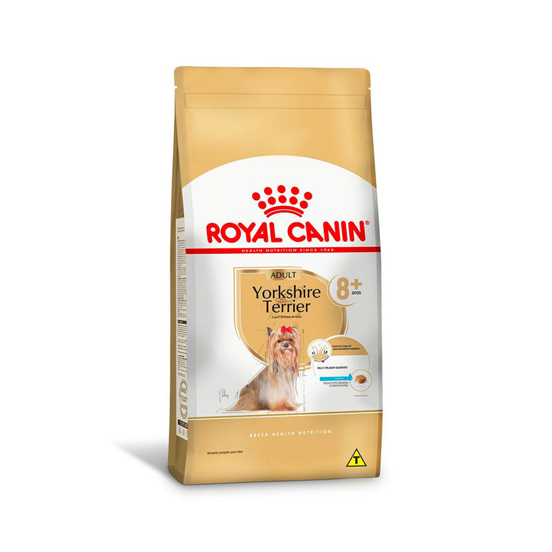 Ração Royal Canin para Cães Adultos da Raça Yorkshire com 8 Anos ou Mais - 2,5 Kg