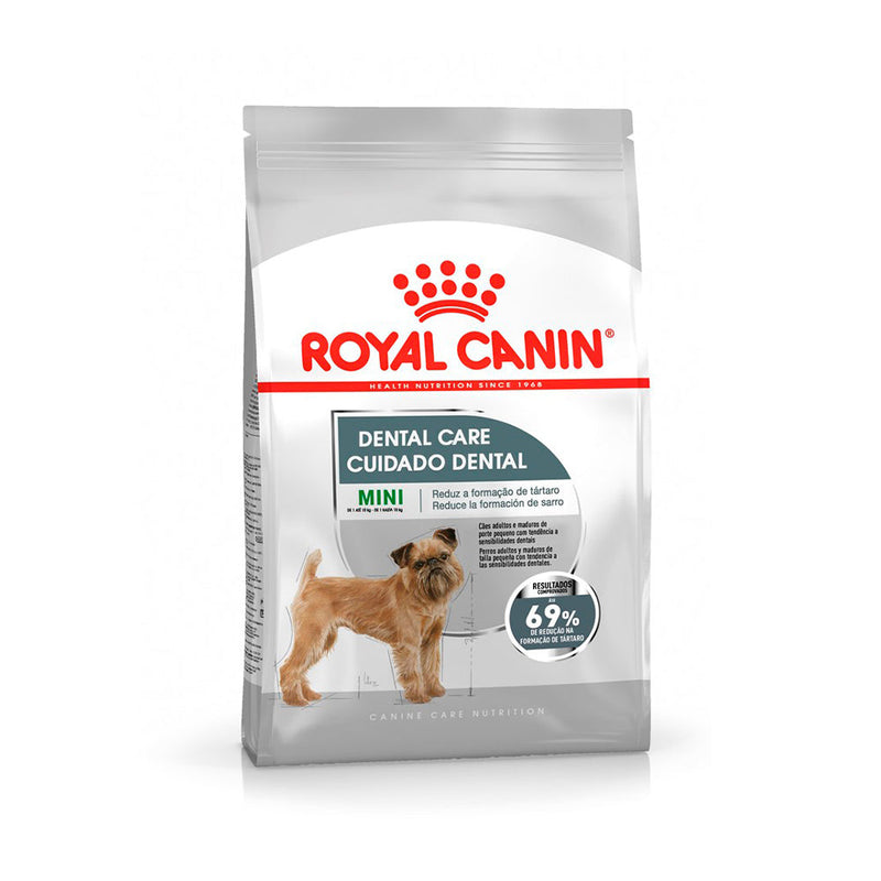 Ração Royal Canin Mini Cuidado Dental para Cães Adultos de Porte Pequeno 2,5 kg