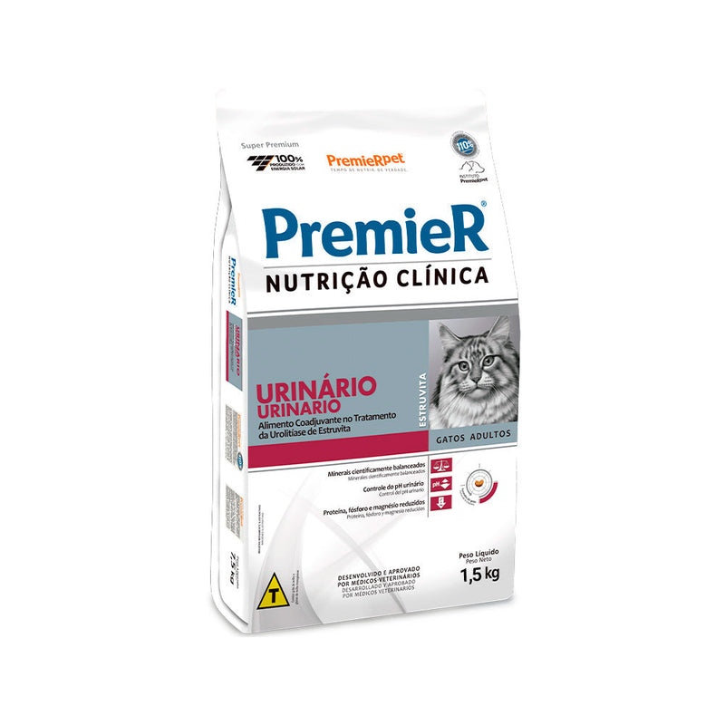 Ração Premier Nutrição Clínica Urinário para Gatos Adultos