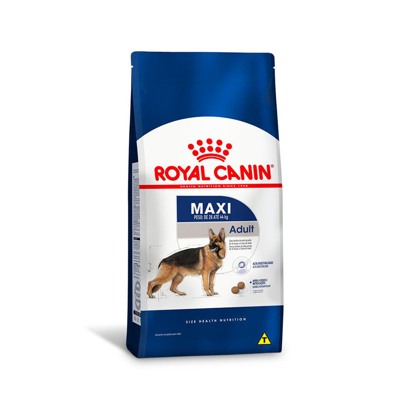 Ração Seca Royal Canin Maxi Adult para Cães Adultos de Porte Grande - 15 Kg