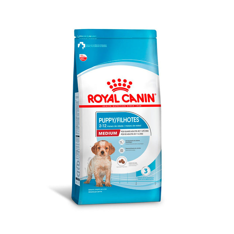 Ração Seca Royal Canin Medium Puppy para Cães Filhotes de Porte Médio