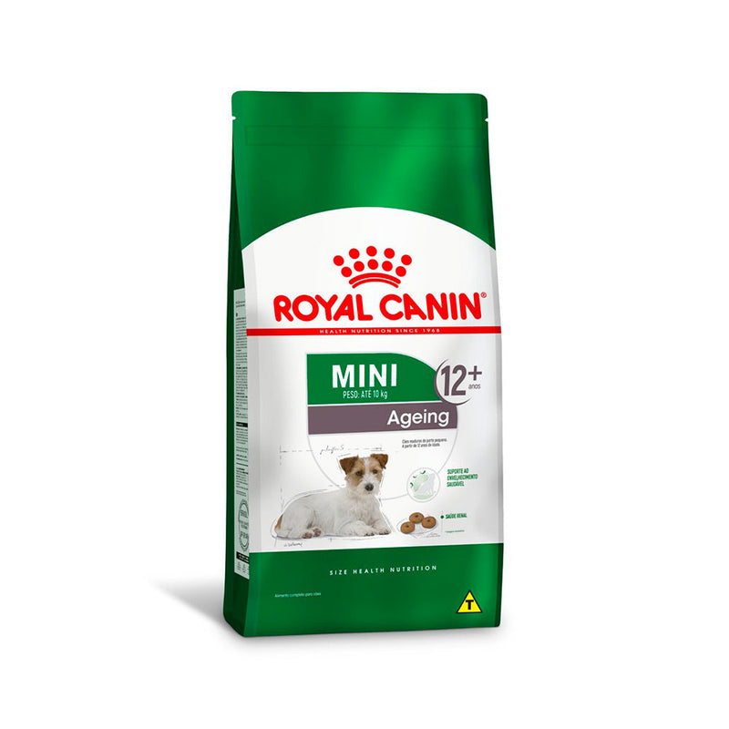 Ração Seca Royal Canin Mini Ageing 12+ para Cães Idosos de Porte Pequeno com 12 Anos ou mais