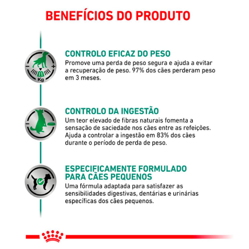 Ração Seca Royal Canin Canine Veterinary Diet Satiety para Cães Adultos de Porte Pequeno com Excesso de Peso