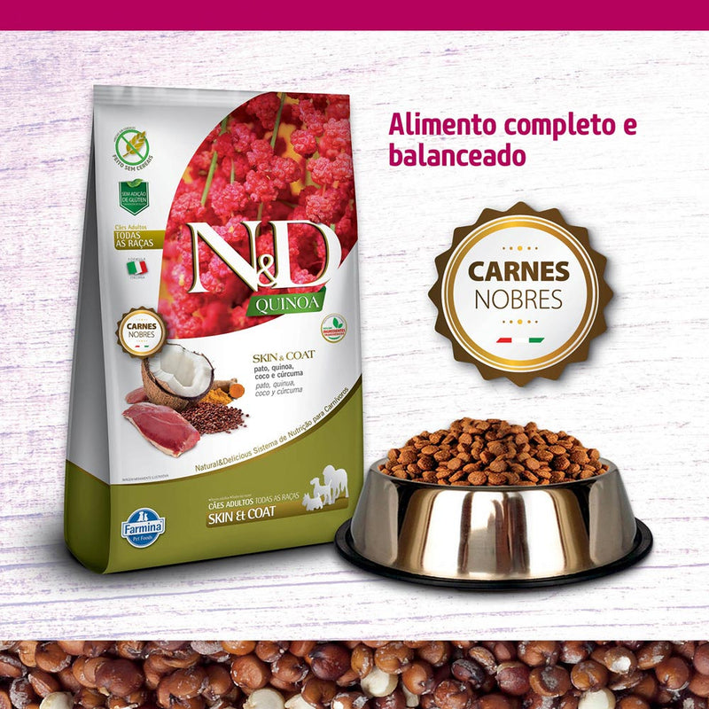 Ração N&D Quinoa para Cães Adultos sabor Pato 10,1kg