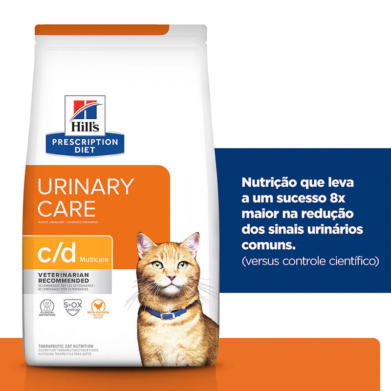 Ração Hills Urinário Care c/d para Gatos Adultos