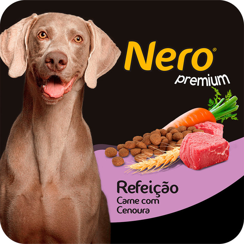 Ração Nero Premium Refeição para Cães Adultos Sabor Carne com Cenoura