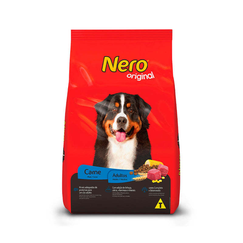 Ração Nero Original para Cães Adultos Sabor Carne