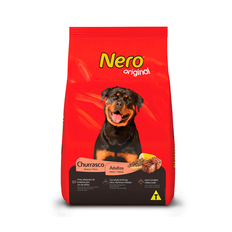 Ração Nero Original para Cães Adultos Sabor Churrasco 15kg