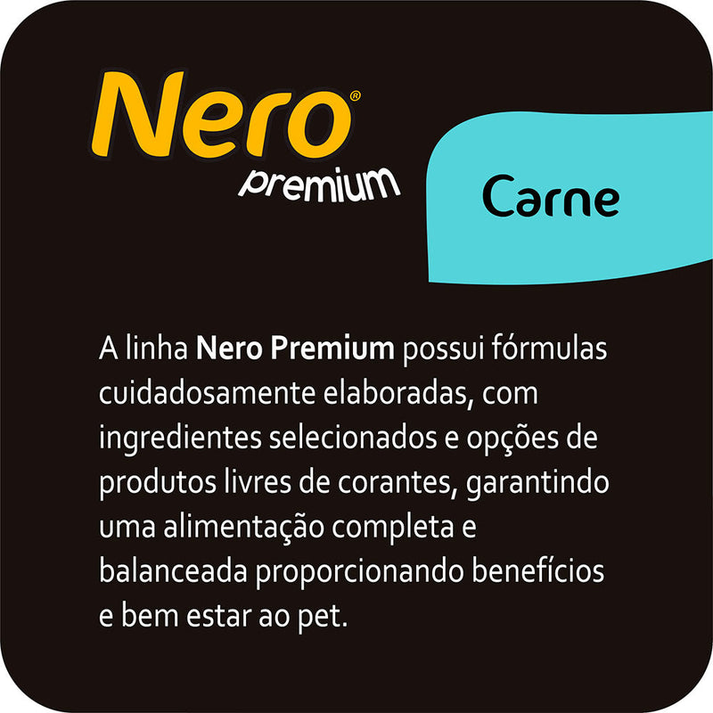 Ração Nero Premium para Cães Filhotes Sabor Carne 15kg