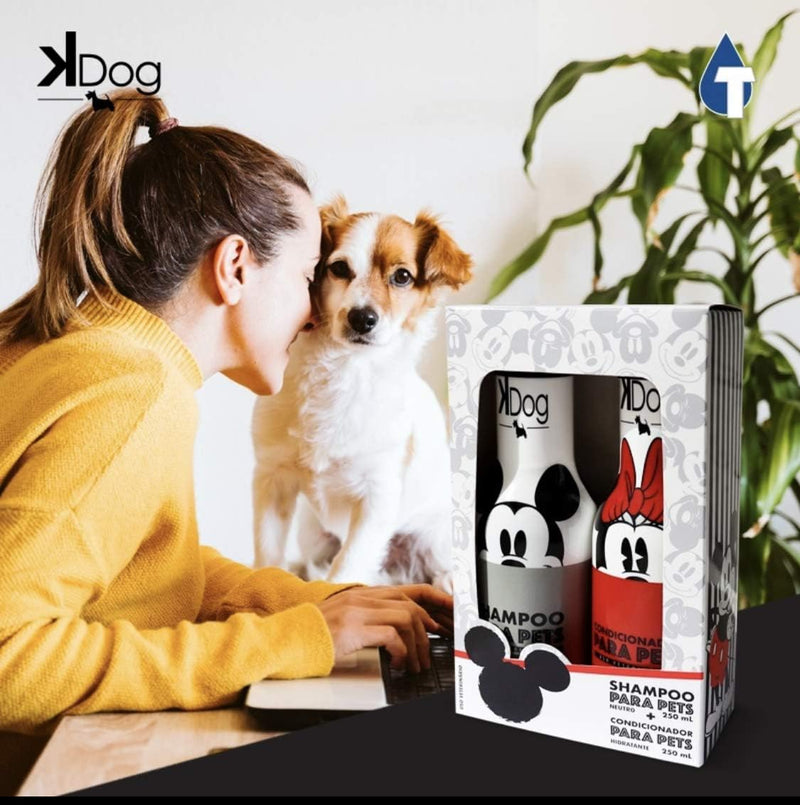 KDog Kit Shampoo E Condicionador 250 Ml Disney K-Dog Colorido