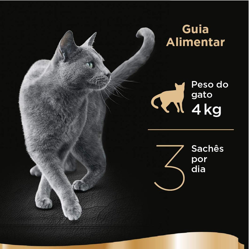 Pack Ração Úmida Sheba Sachê para Gatos Adultos Sabor Salmão ao Molho 85g - 40 unidades