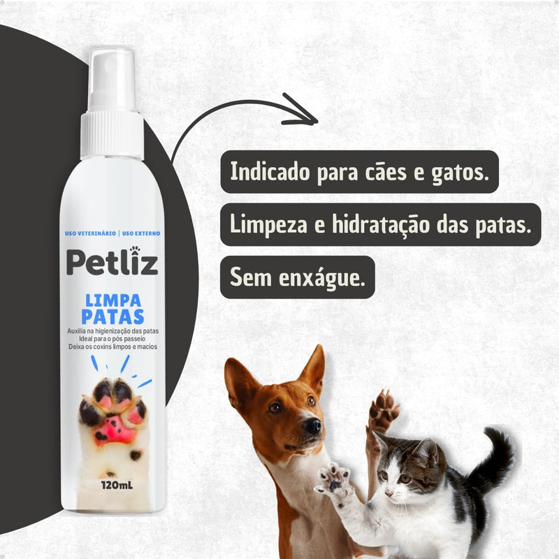 Kit Higiene e Cuidados Petliz para Cães e Gatos Banho a Seco