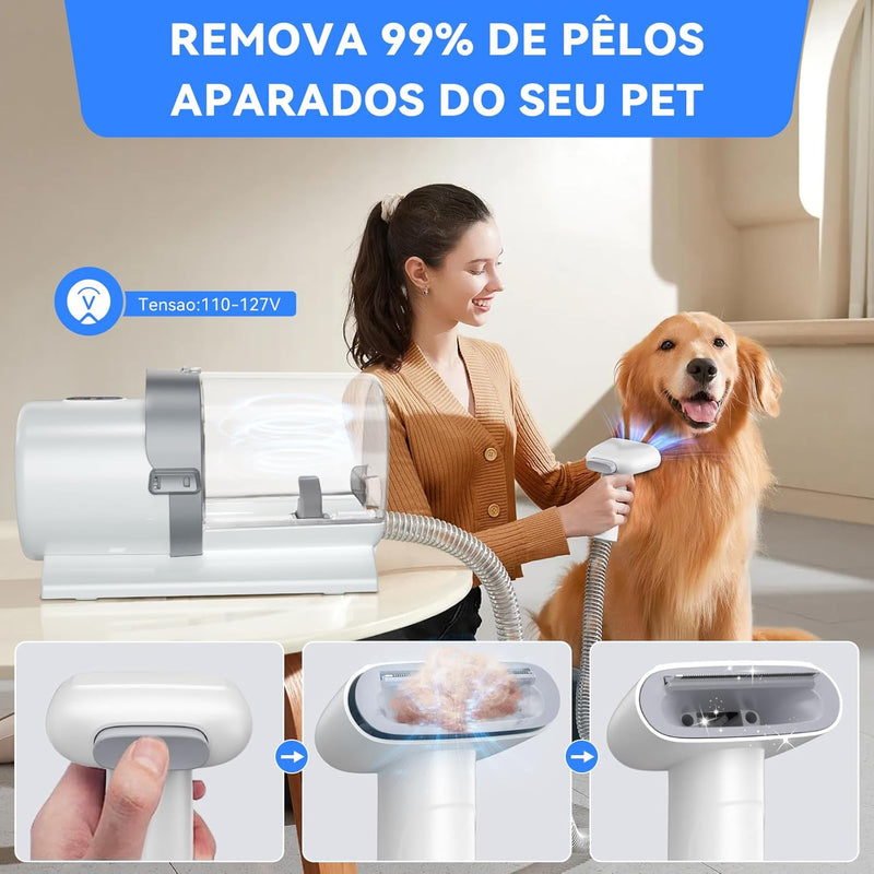 Kit de limpeza para cães, 7 em 1