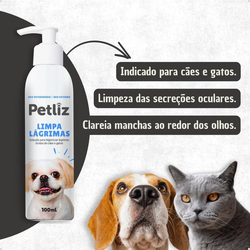 Kit Higiene e Cuidados Petliz para Cães e Gatos Banho a Seco