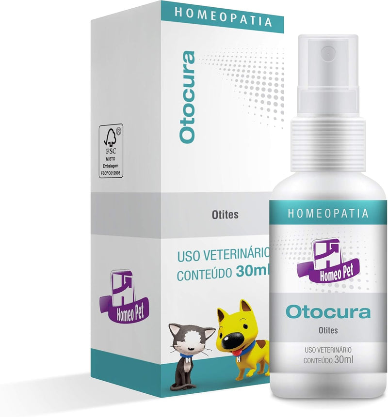 Homeopet Otocura para Tratamento de Otites 30ml