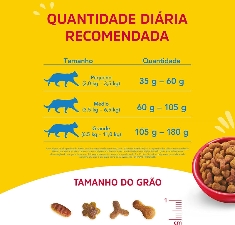 Purina Ração Friskies Delícias Da Fazenda Para Gatos Adultos Sabor Frango - 10kg