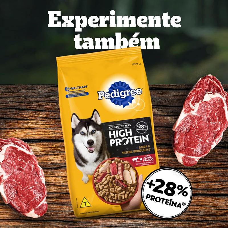 Pack Ração Úmida Pedigree High Protein Cães Adultos - 20 unidades