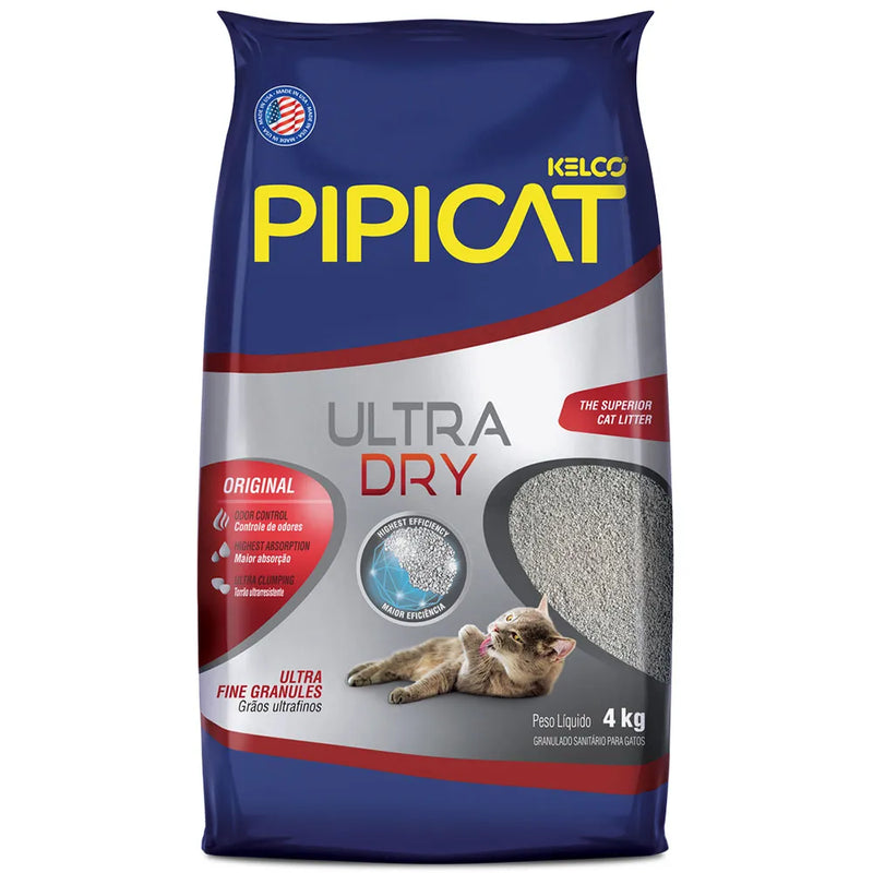 Areia Pipicat Ultra Dry para Gatos