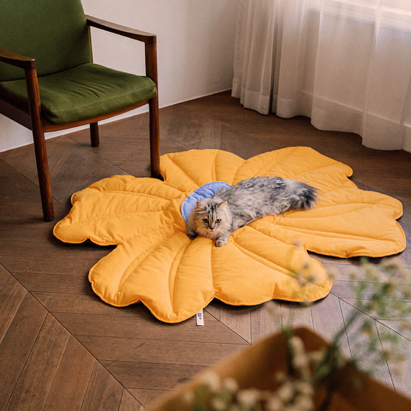 Cobertor para Cachorro ou Tapete para Pessoas Super Grande em Forma de Flor